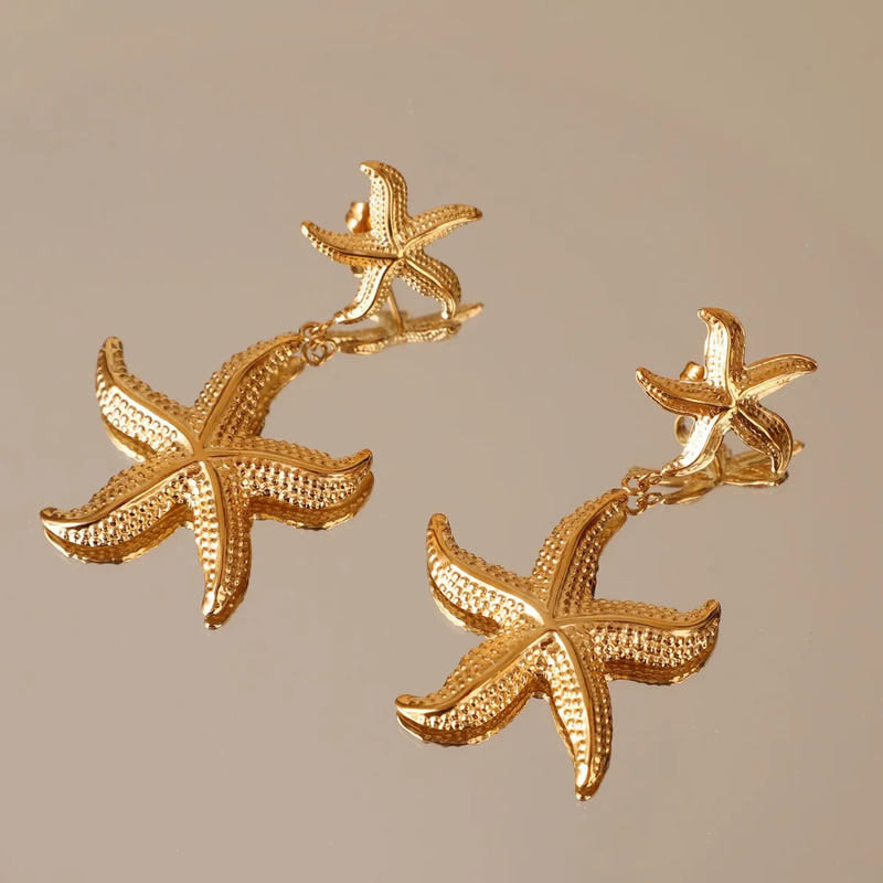 Twin Star Earrings