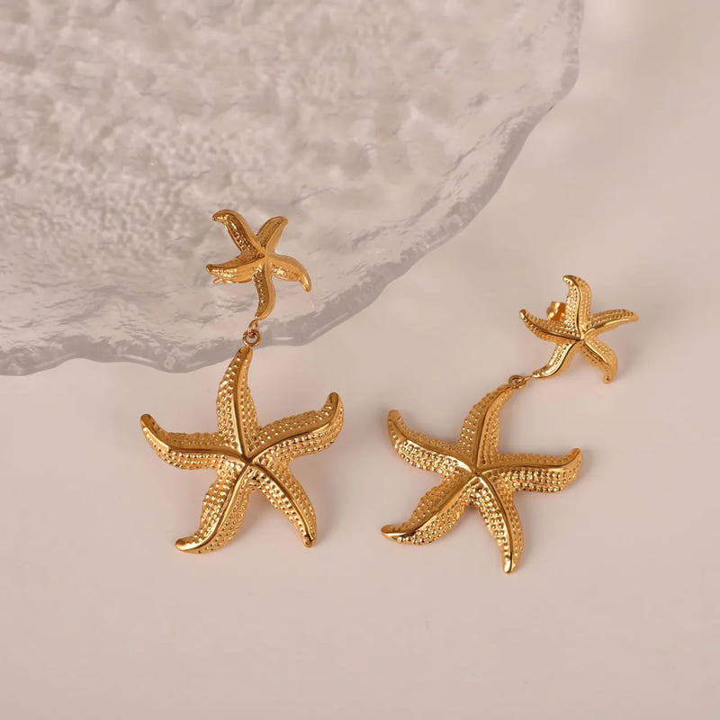 Twin Star Earrings