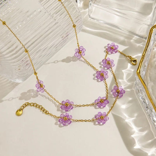 Violet Blossom Set